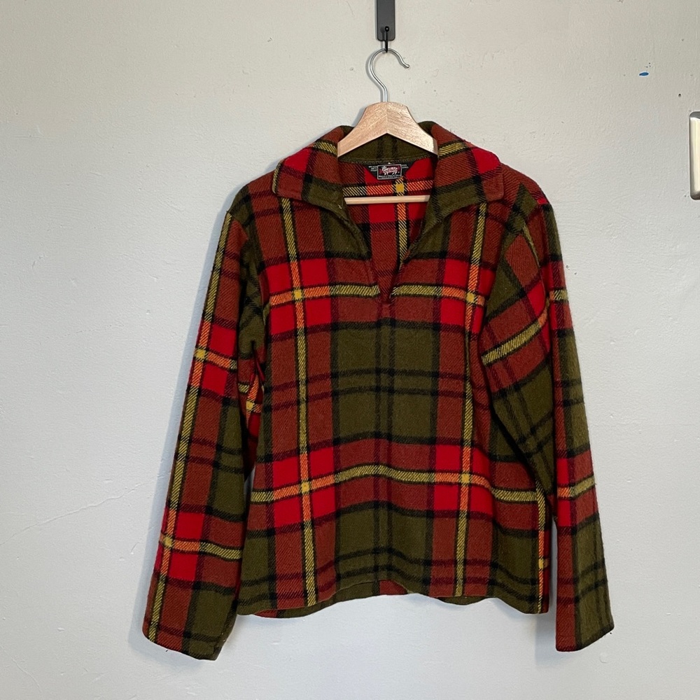 Vintage Woolrich plaid pullover sz Small